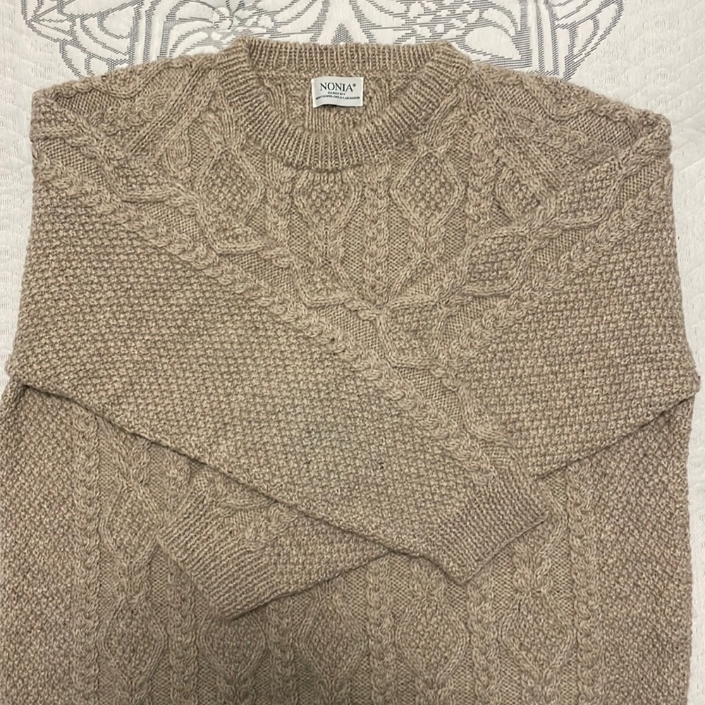 Nonia Made in Newfoundland Fisherman’s Sweater XL